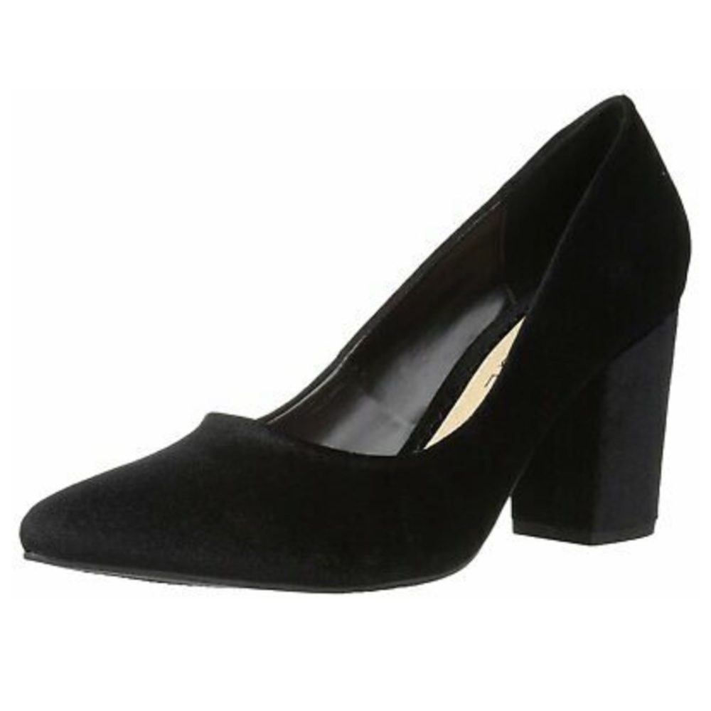 Black Velvet Heels